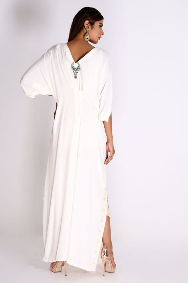 Ivory Georgette | Kaftan/ قفطان /فستان