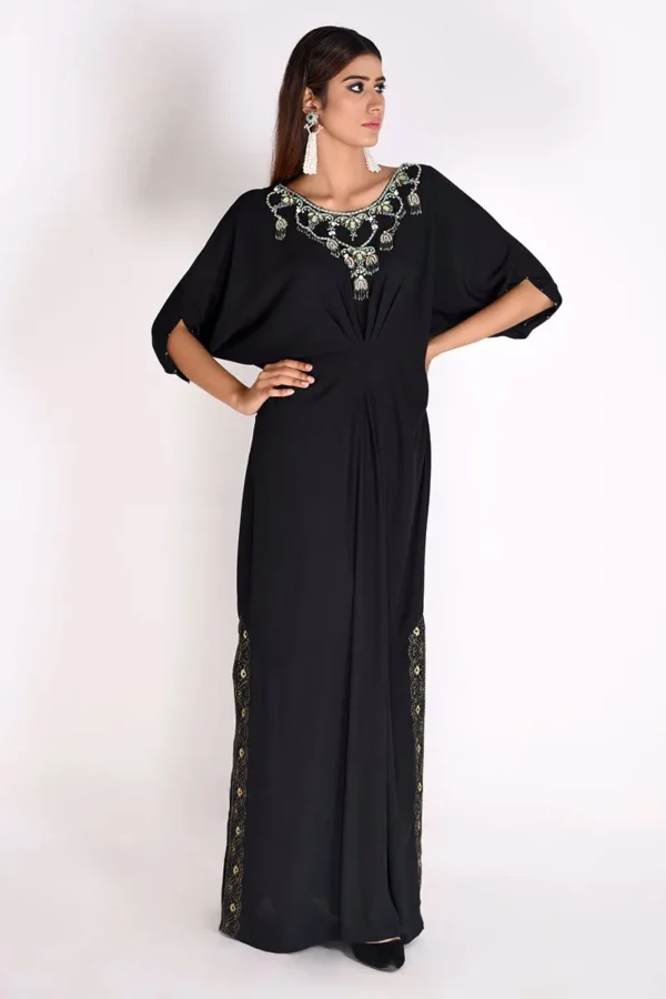 Black Georgette | Kaftan/ قفطان /فستان